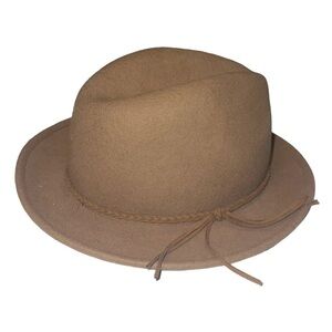 Universal Threads Wool Fedora Smooth Camel Hat